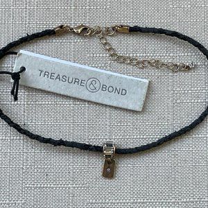 Treasure and Bond Women Choker Necklace Gold Tone Pendant Jewelry